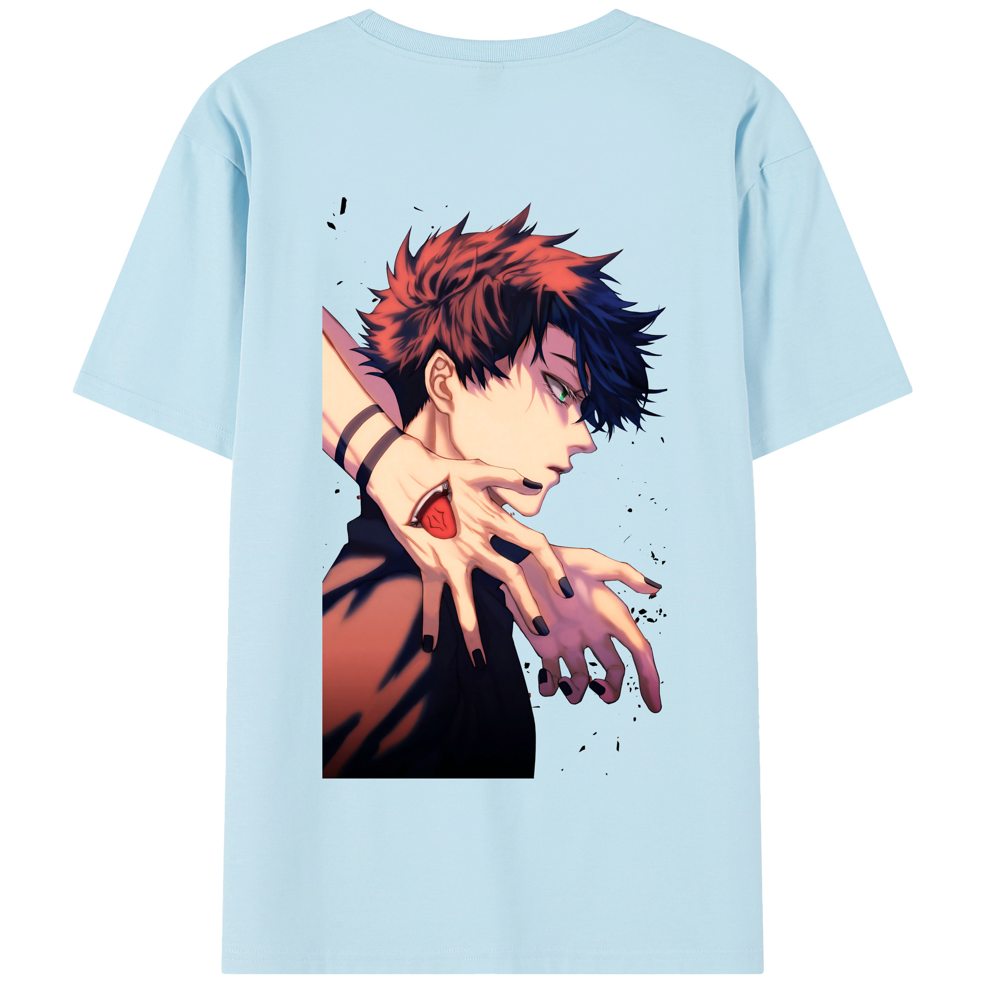 （画像用） 呪術廻戦 Jujutsu Kaisen 綿100％半袖Tシャツ（背面プリント）